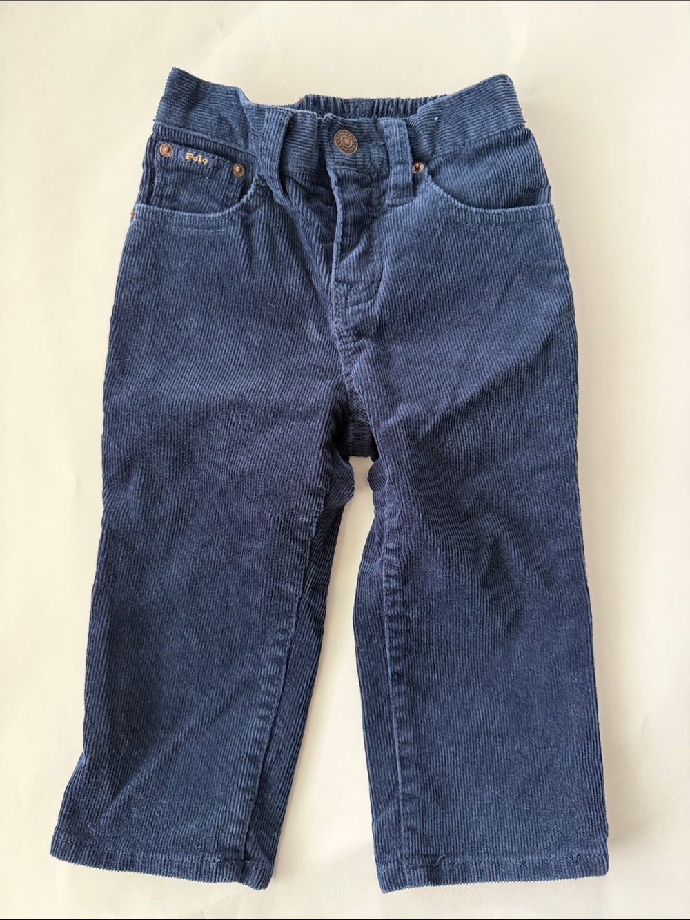 Polo Ralph Lauren Children's Navy Corduroy Pants - Classic Comfort size 18 month